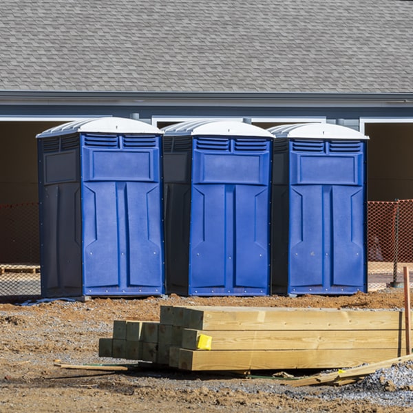 are there any restrictions on what items can be disposed of in the porta potties in Bethel